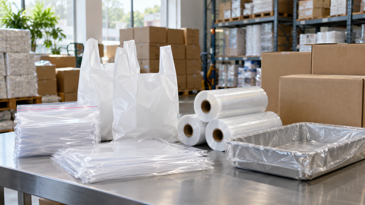 Wholesale plastic bags in Sydney for restaurants, retail and food businesses
