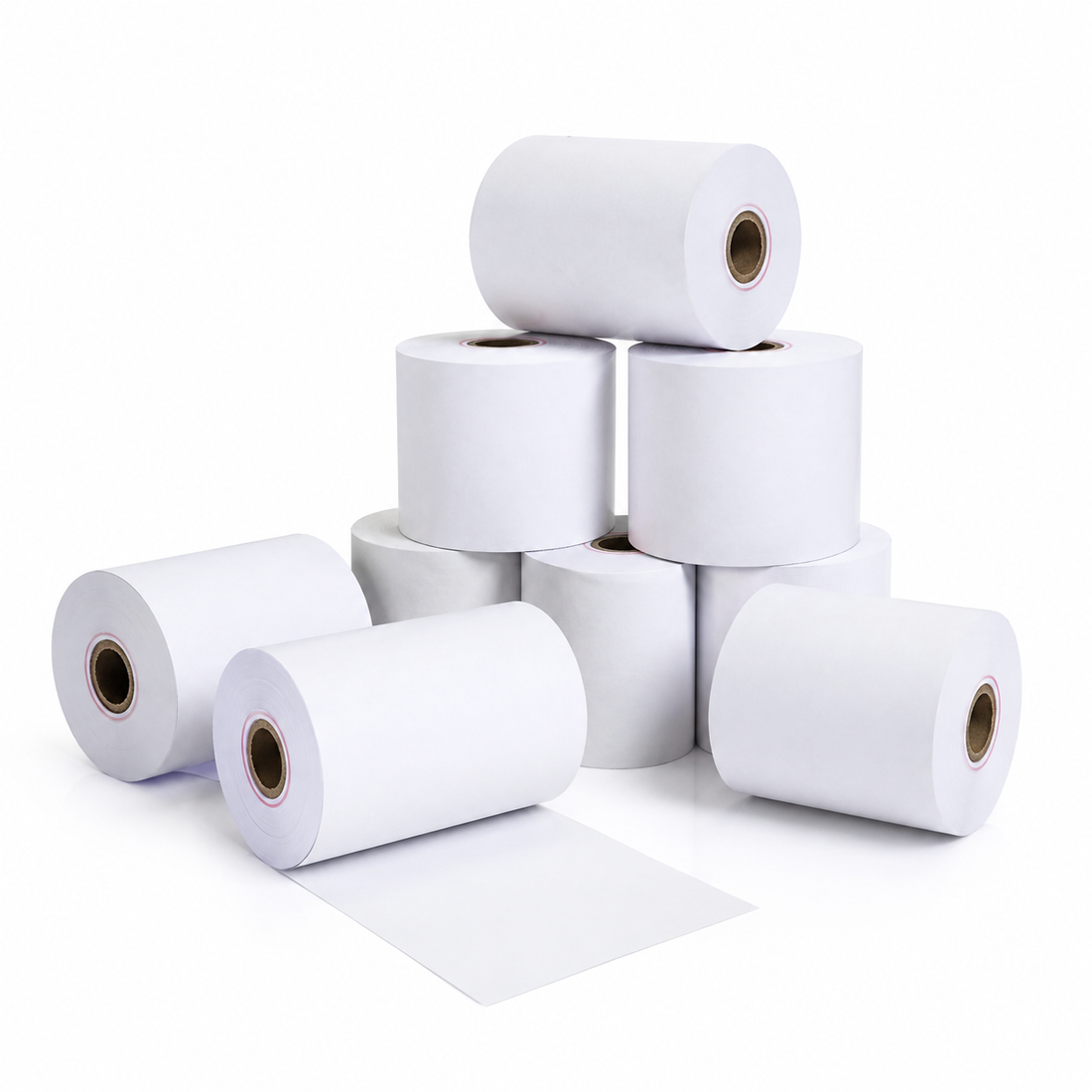 57×38mm, 57×57mm and 80×80mm thermal paper rolls for POS and receipt printers in Australia