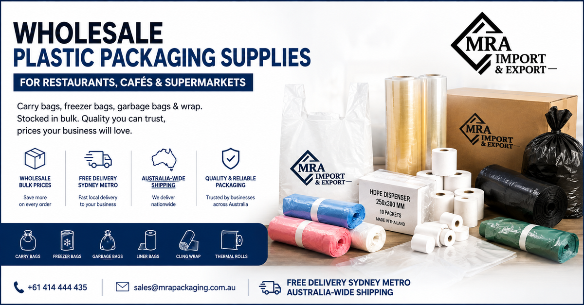 Packaging Supplies for Restaurants in Sydney