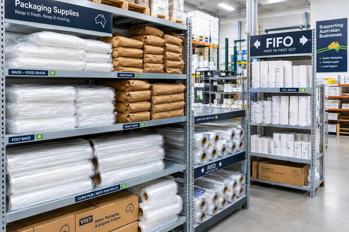 How to Store Bulk Packaging: Bags, Film & Till Rolls Without Damage