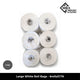 Large white roll bags, 17 micron, supplied in a bulk carton of 6 rolls for retail and commercial use